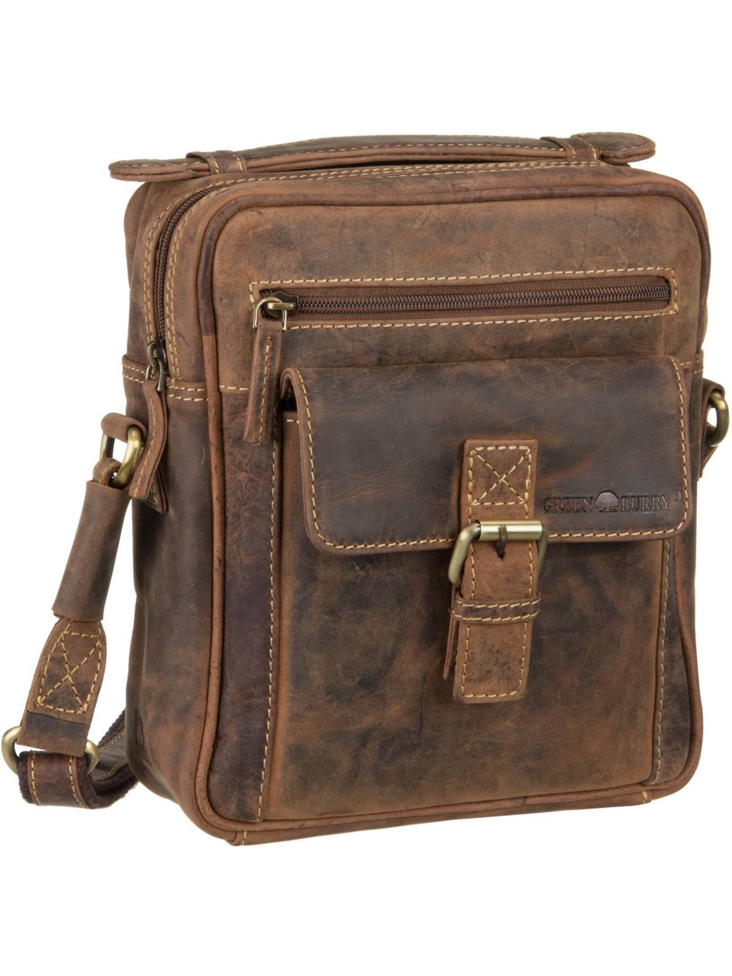 GREENBURRY Crossbody Bag in Brown: front