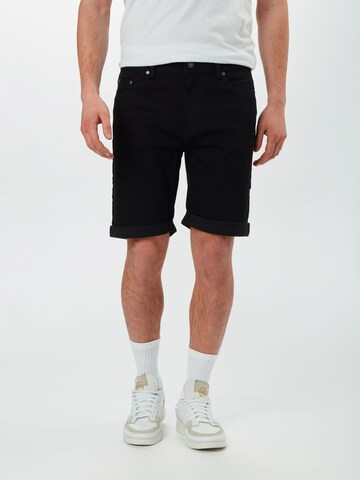 Denim Project Regular Shorts 'Mr. Orange' in Schwarz: predná strana