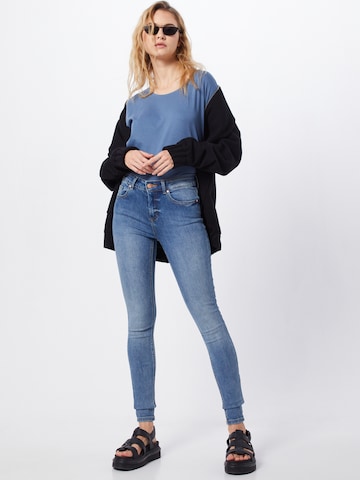 ONLY Skinny Jeans 'Blush' in Blau