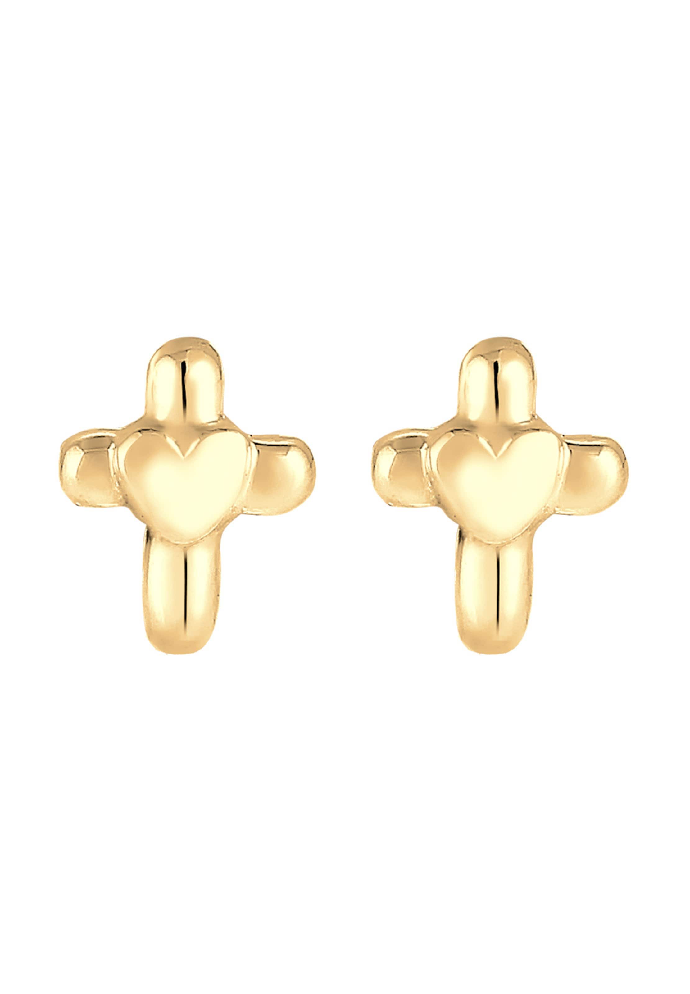 Bijou 'Herz, Kreuz' ELLI en or : devant