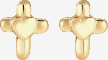 ELLI Jewelry 'Herz, Kreuz' in Gold: front