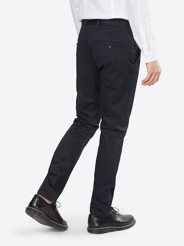 G-STAR Slimfit Chino kalhoty 'Bronson' – modrá: zadní strana