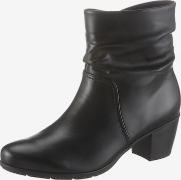 GABOR Ankle Boots in Black: front