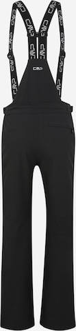 CMP Regular Outdoor Pants 'Salopette' in Black