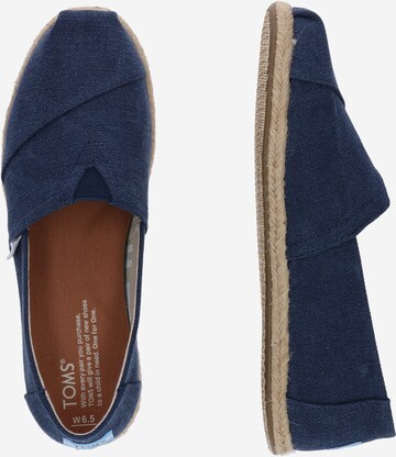 TOMS Espadrillid 'Alpargata Core', värv sinine: külje pealt