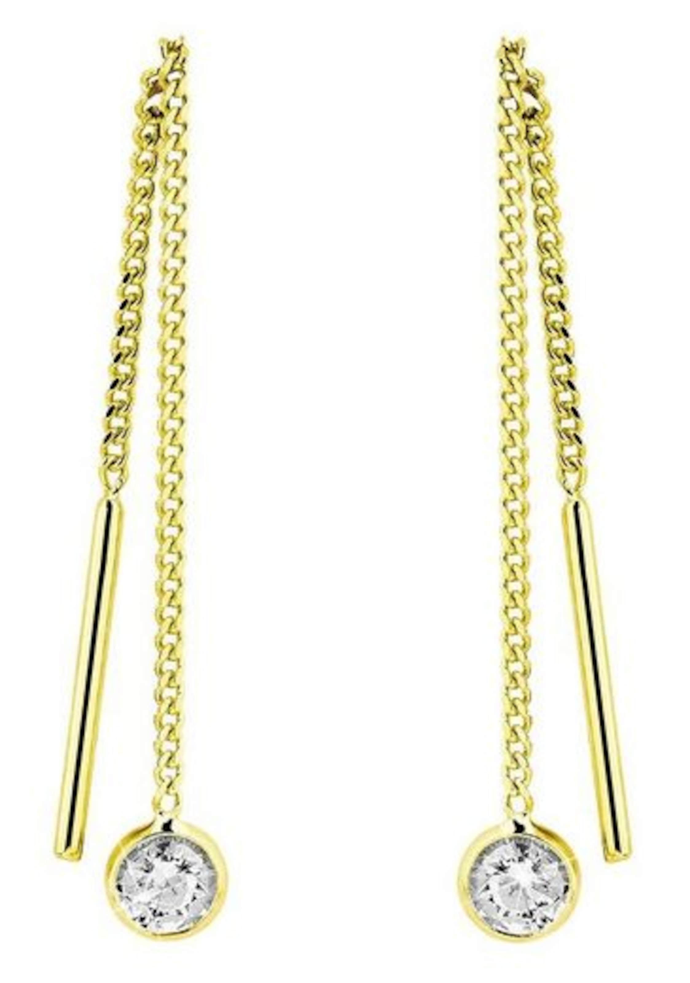 AMOR Earrings in Gold: front