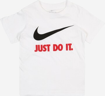 NIKE Funktionsskjorte i hvid: forside