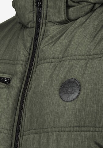 BLEND Winter Jacket 'Boris' in Green