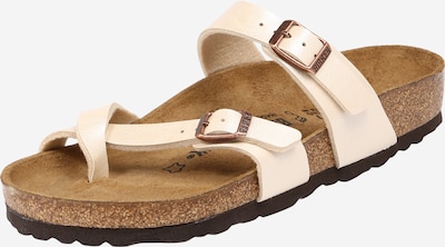 BIRKENSTOCK Tongs 'Mayari' en champagne, Vue avec produit