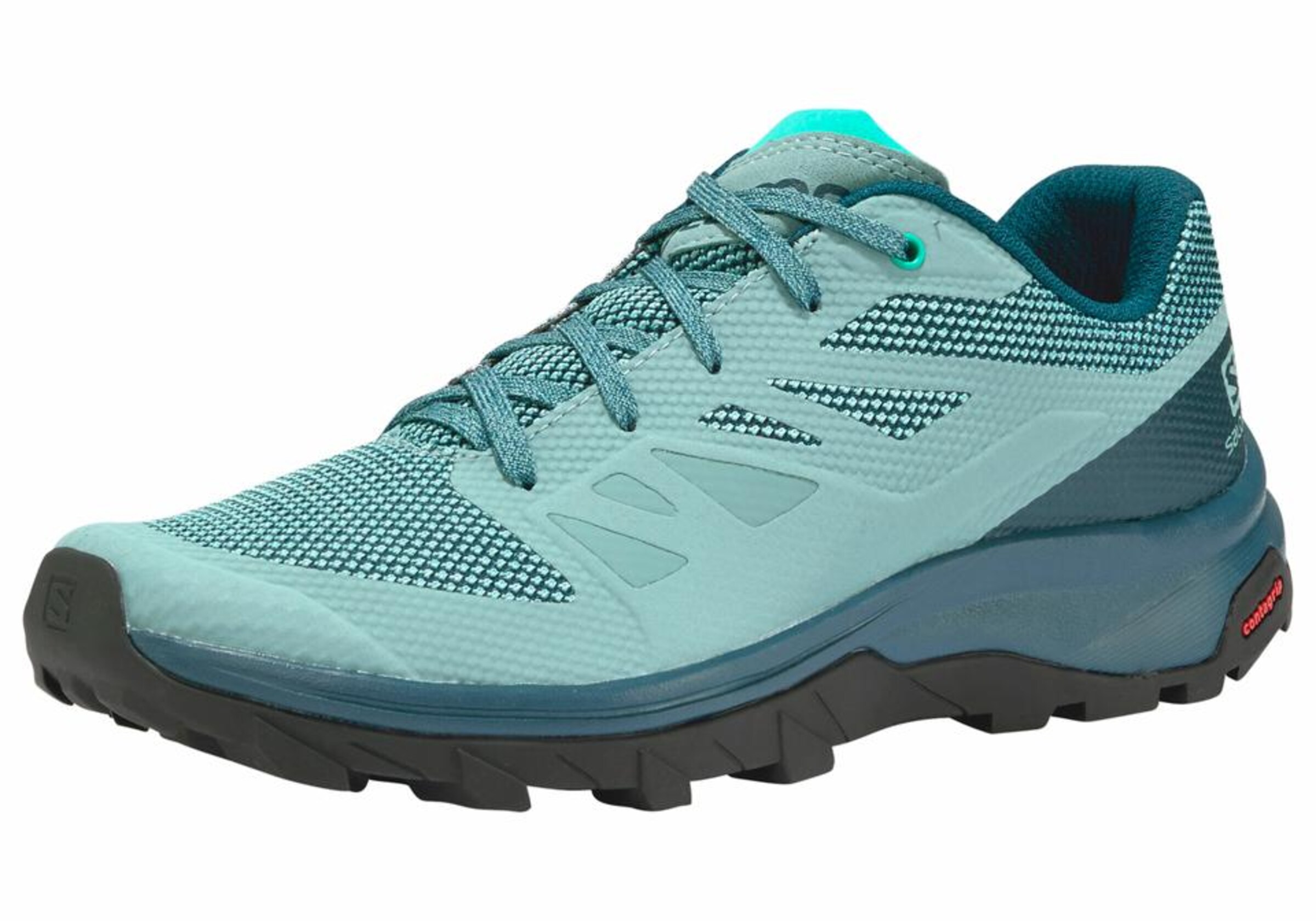 SALOMON - Outdoorschuh 'OUTline W' in petrol
