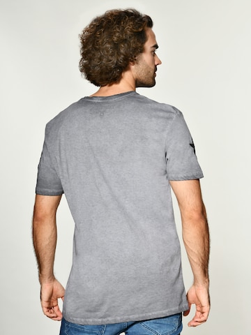 TOP GUN Shirt 'Search' in Grey