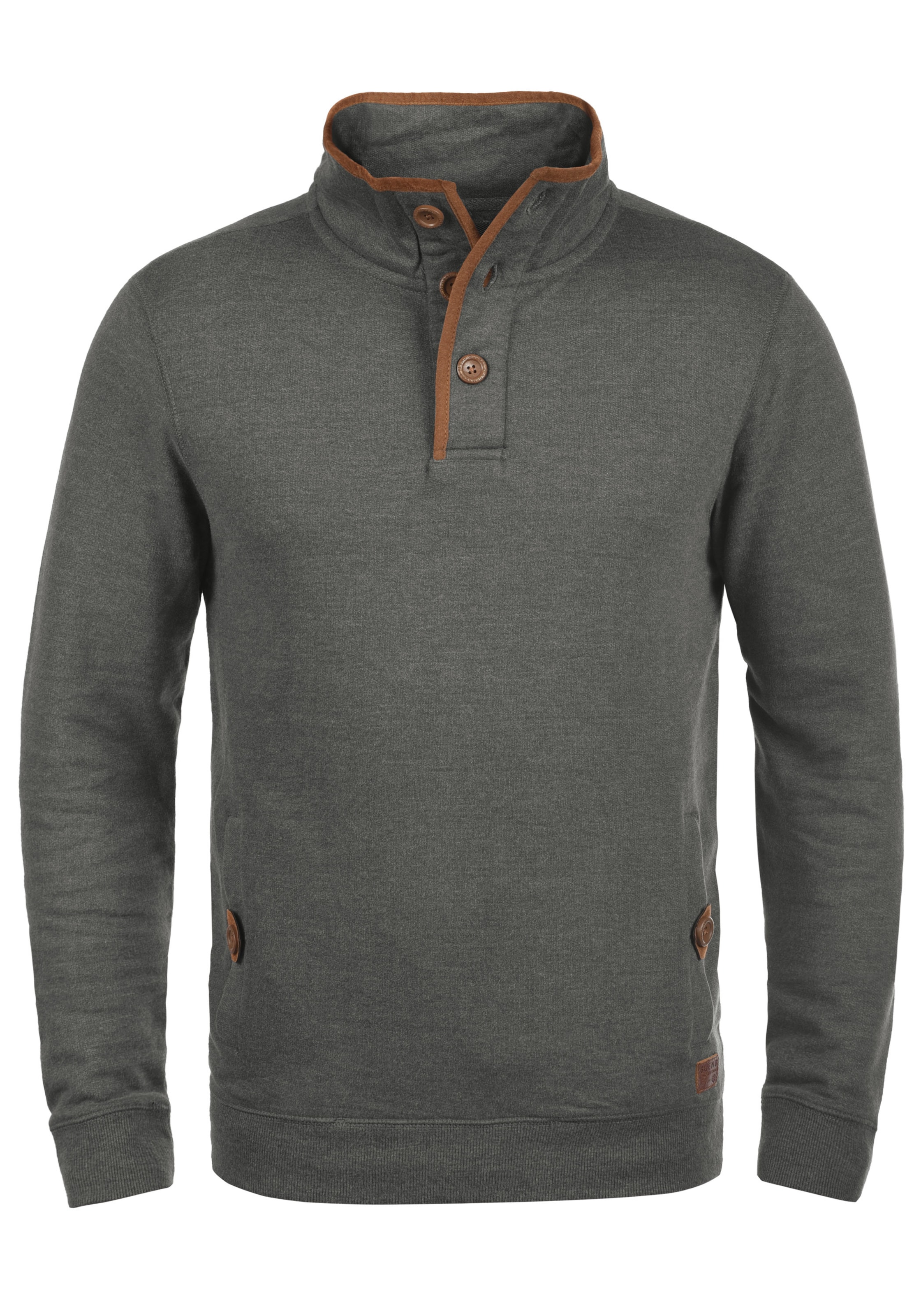 BLEND - Sweatshirt 'Achlias' em cinzento: frente