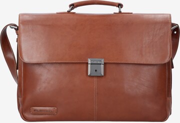 Plevier Document Bag 'Navigator' in Brown: front