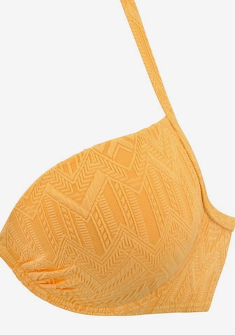 BUFFALO Push-up Bikini värissä keltainen