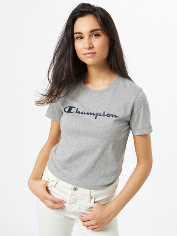 Champion Authentic Athletic Apparel Shirt in Grijs: voorkant