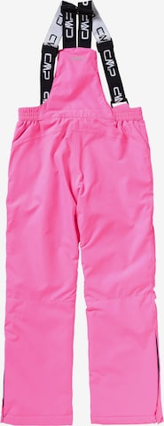 CMP Outdoor Pants 'Salopette' in Pink: front