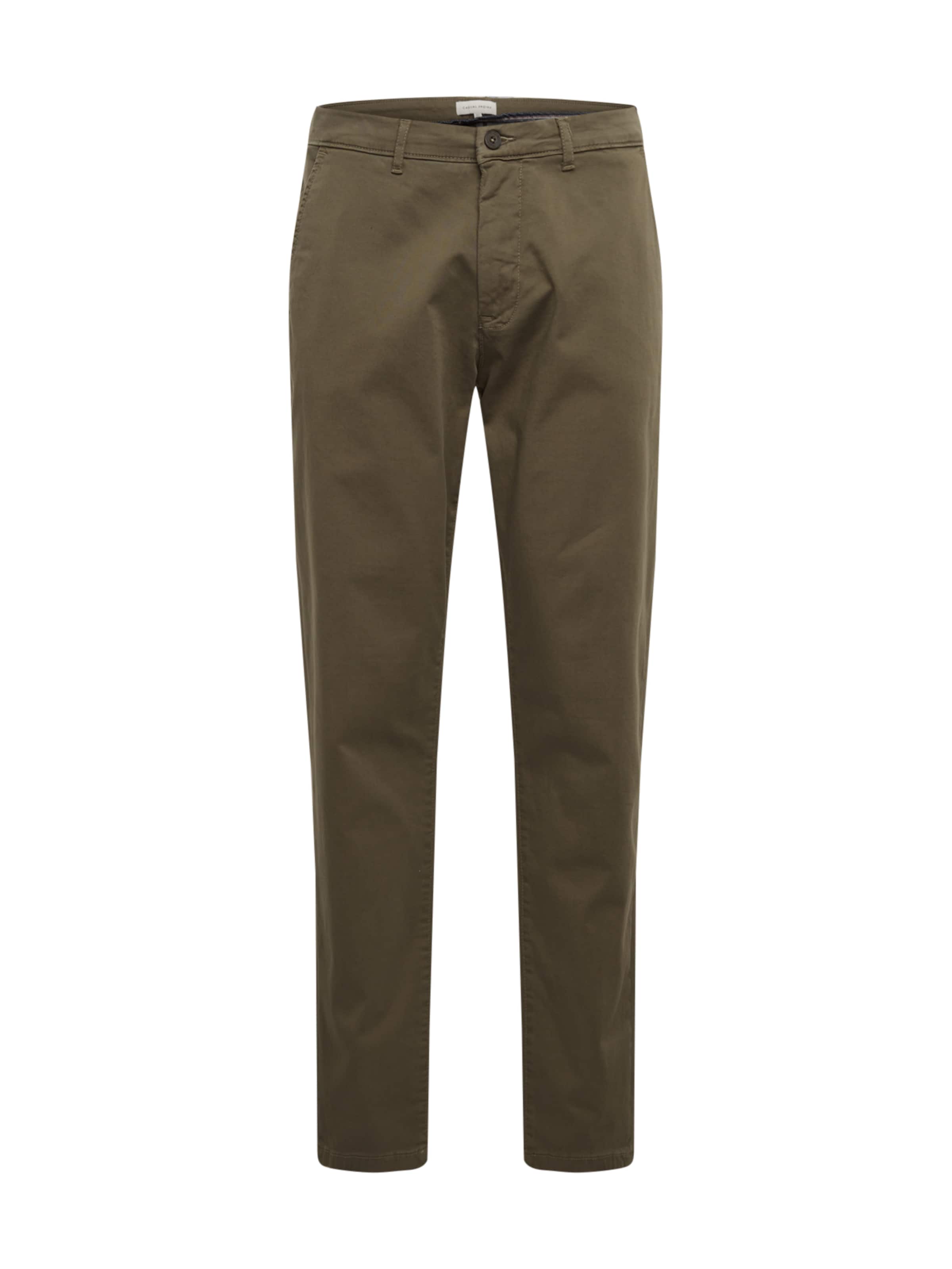 Casual Friday - Pantalón chino 'Viggo' en verde: frente
