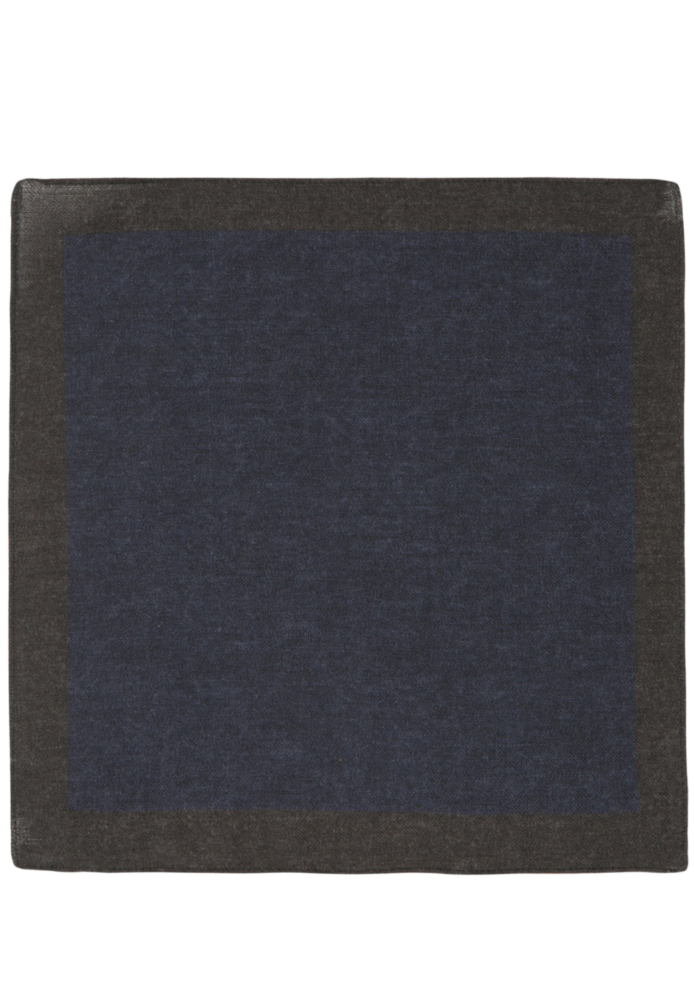 SEIDENSTICKER - Pochet 'Schwarze Rose' in de kleur Navy