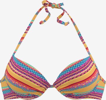 BUFFALO Push-up Bikini top in Mixed colours: front