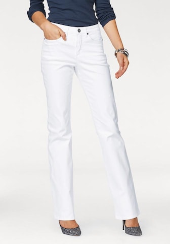 ARIZONA Bootcut Bootcut-Jeans 'Comfort-Fit' in Weiß: predná strana