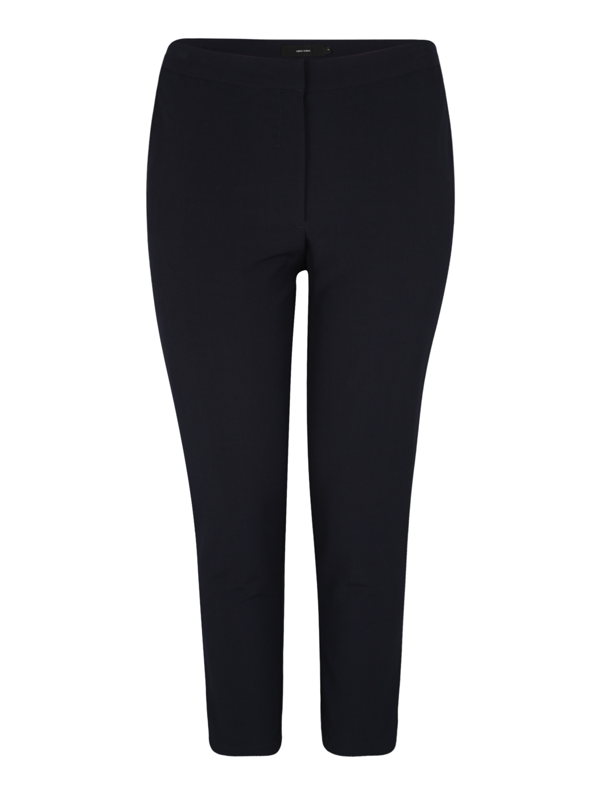 Vero Moda Curve - Broek 'MAYA NW ANKLE PANT WVN BOO CURVE' in de kleur Nachtblauw