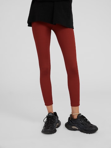 Skinny Leggings 'Shaylee' de la EDITED pe maro