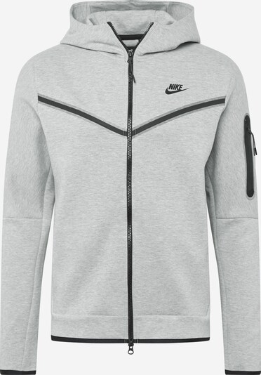 Nike Sportswear Sweatjacke in grau / schwarz, Produktansicht