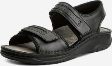 BERKEMANN Sandals in Black: front