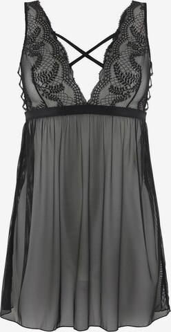 LASCANA Negligee in Black: front