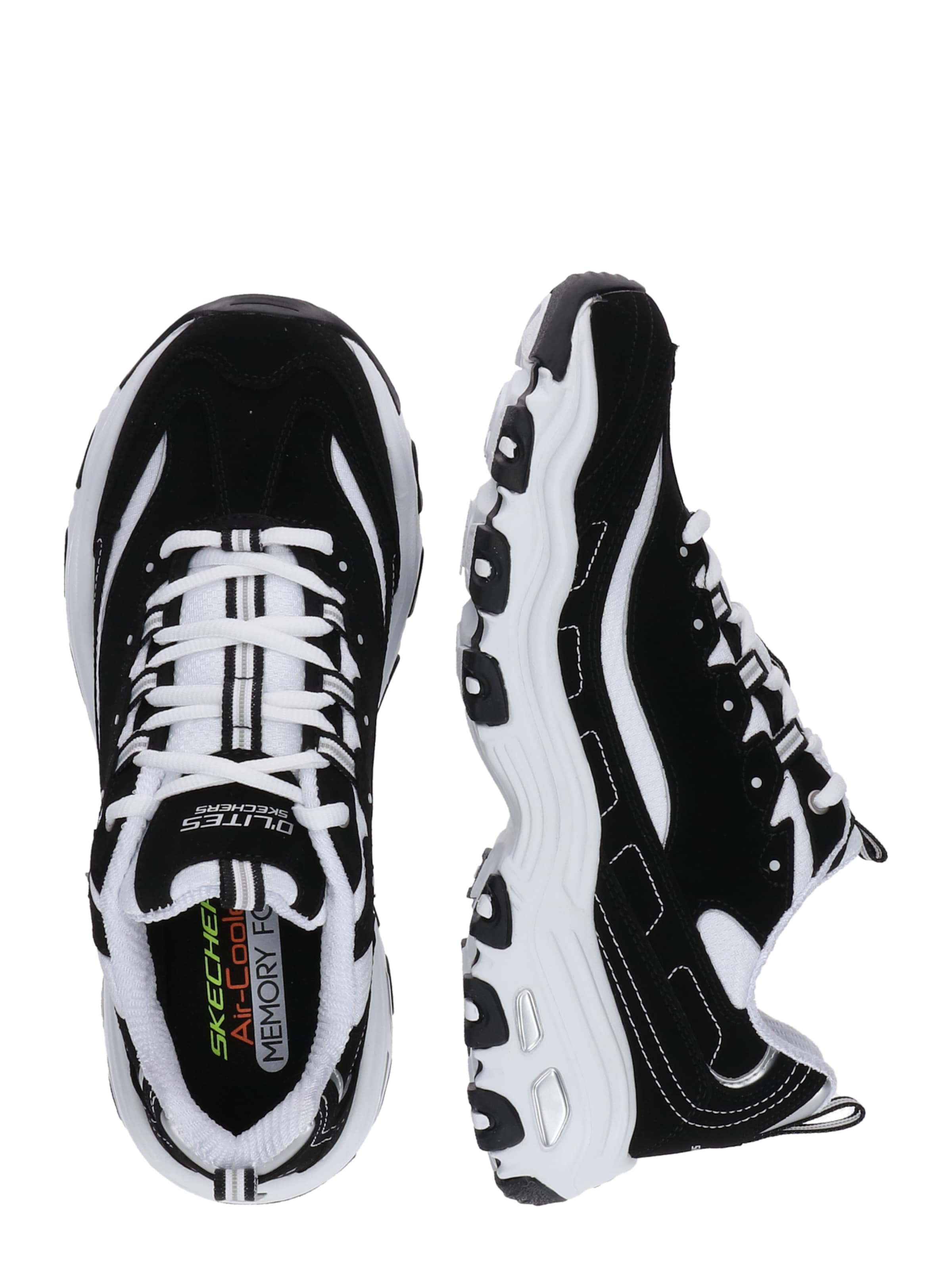 Sneaker bassa 'D'LITES' di SKECHERS in nero: lato