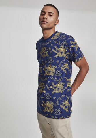 Mister Tee Shirt  'Dragon' in Blau