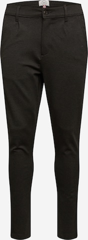 Coupe slim Pantalon à plis Kronstadt en gris : devant