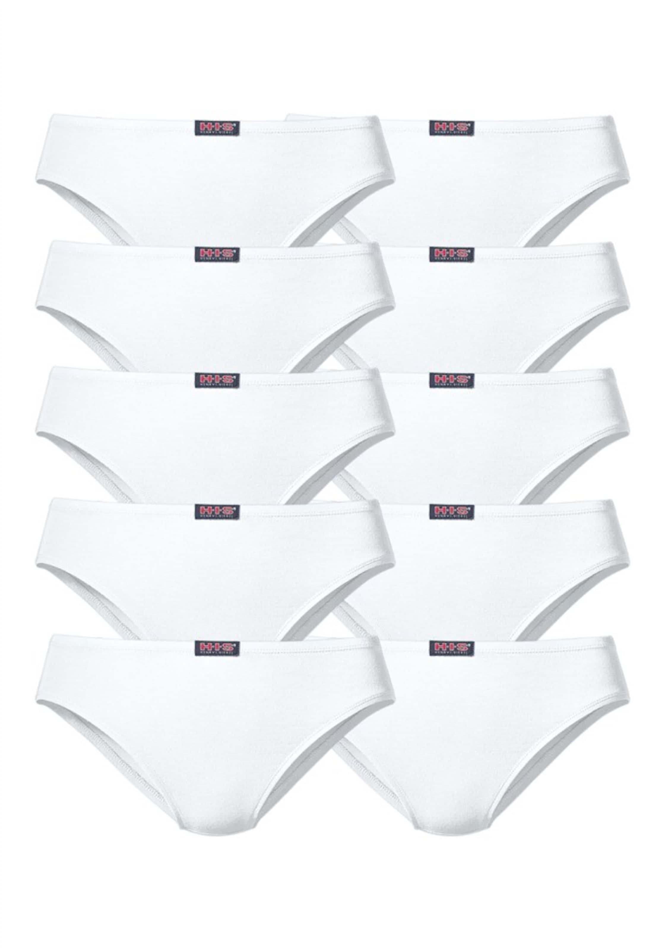 balts H.I.S Biksītes: no priekšpuses