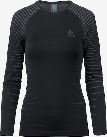 Base Layer ODLO en noir : devant