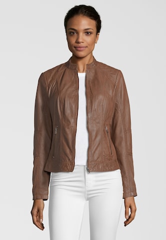 7ELEVEN Between-Season Jacket 'Cona' in Brown: front