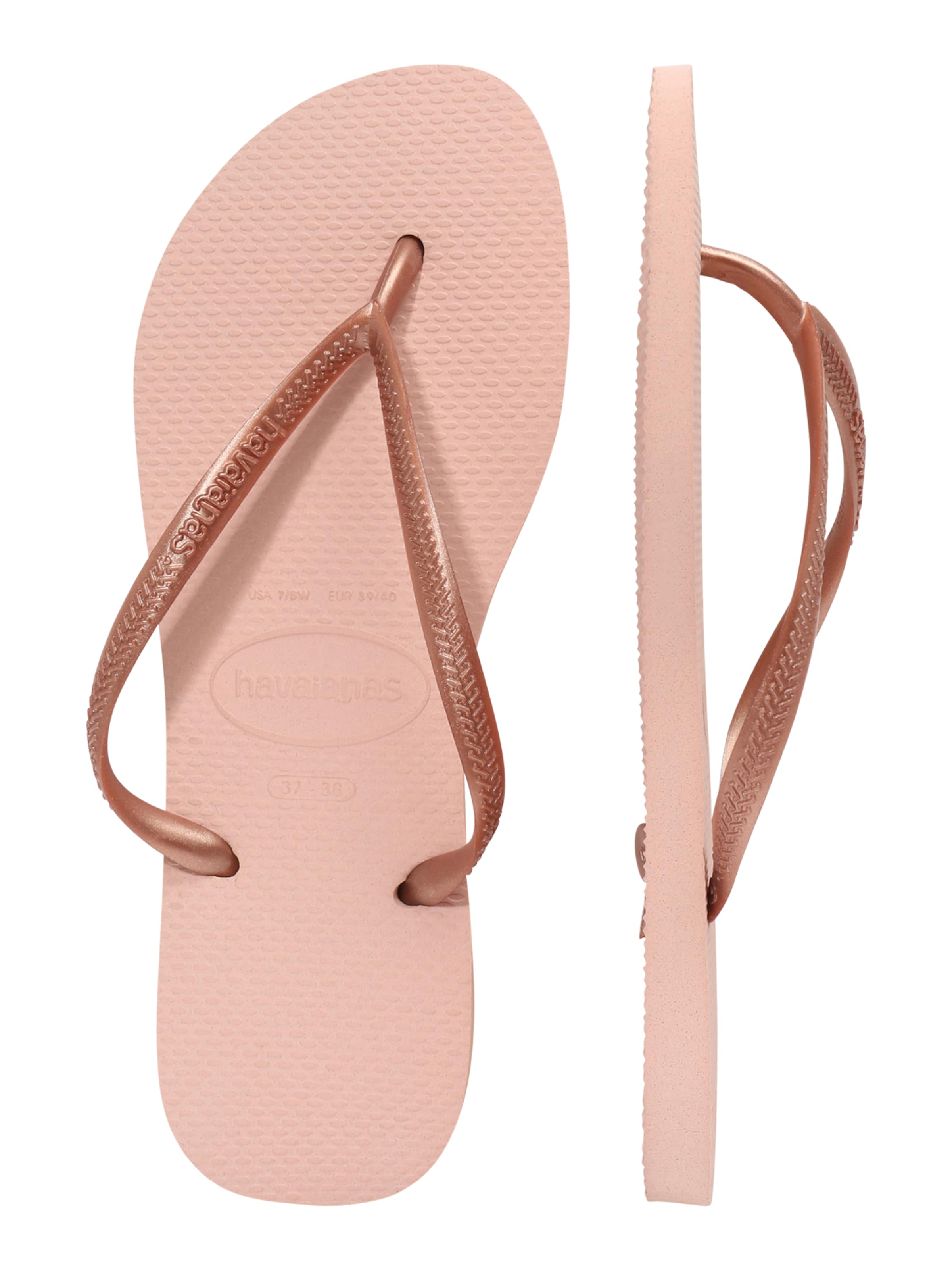 HAVAIANAS Klipklappere 'Slim' i pink: side