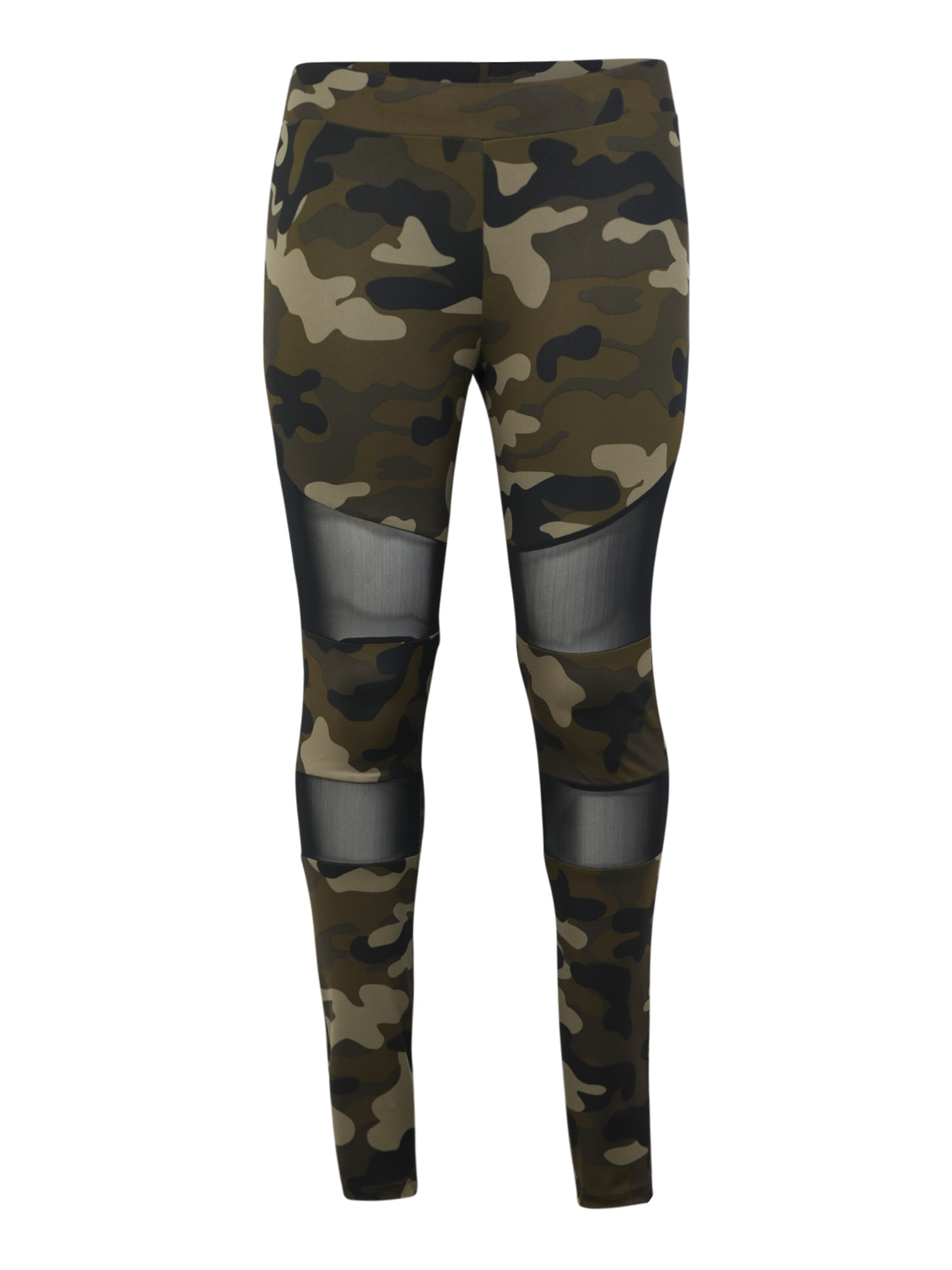 Urban Classics Leggings in khaki / oliv / schwarz, Produktansicht