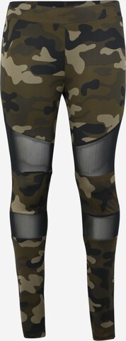 Urban Classics Leggings in Green: front