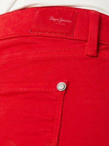 Pepe Jeans Slimfit Kalhoty 'Soho' – červená