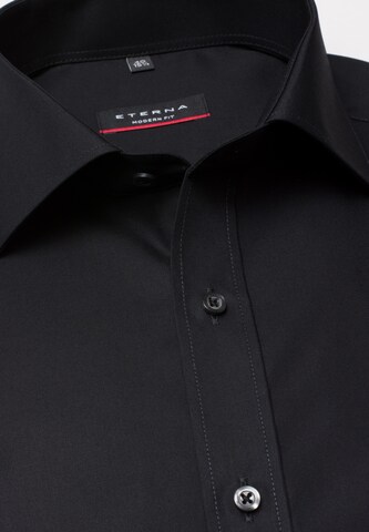 ETERNA Regular fit Business Shirt in Black