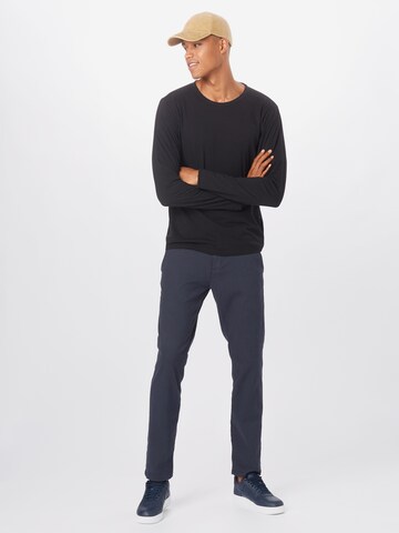 Regular Pantalon chino TOM TAILOR DENIM en bleu