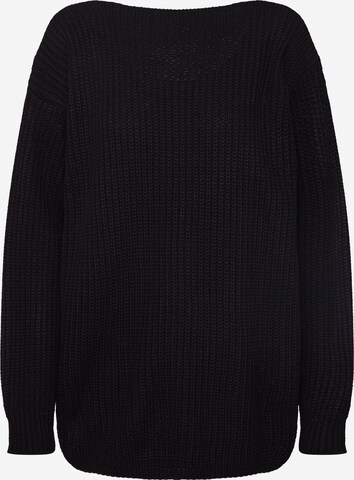 GLAMOROUS Пуловер в черно: отпред