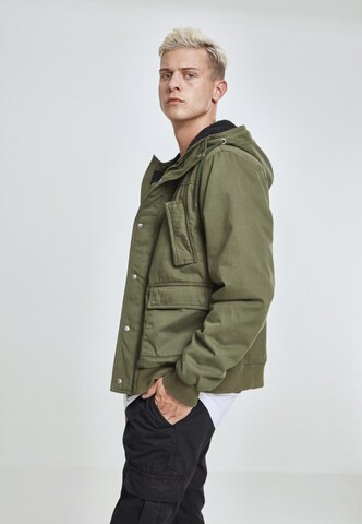 Urban Classics Between-Season Jacket in Green