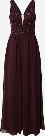 Unique Společenské šaty – fialová: přední strana