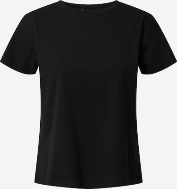 Tricou 'Cash' de la JUST FEMALE pe negru: față