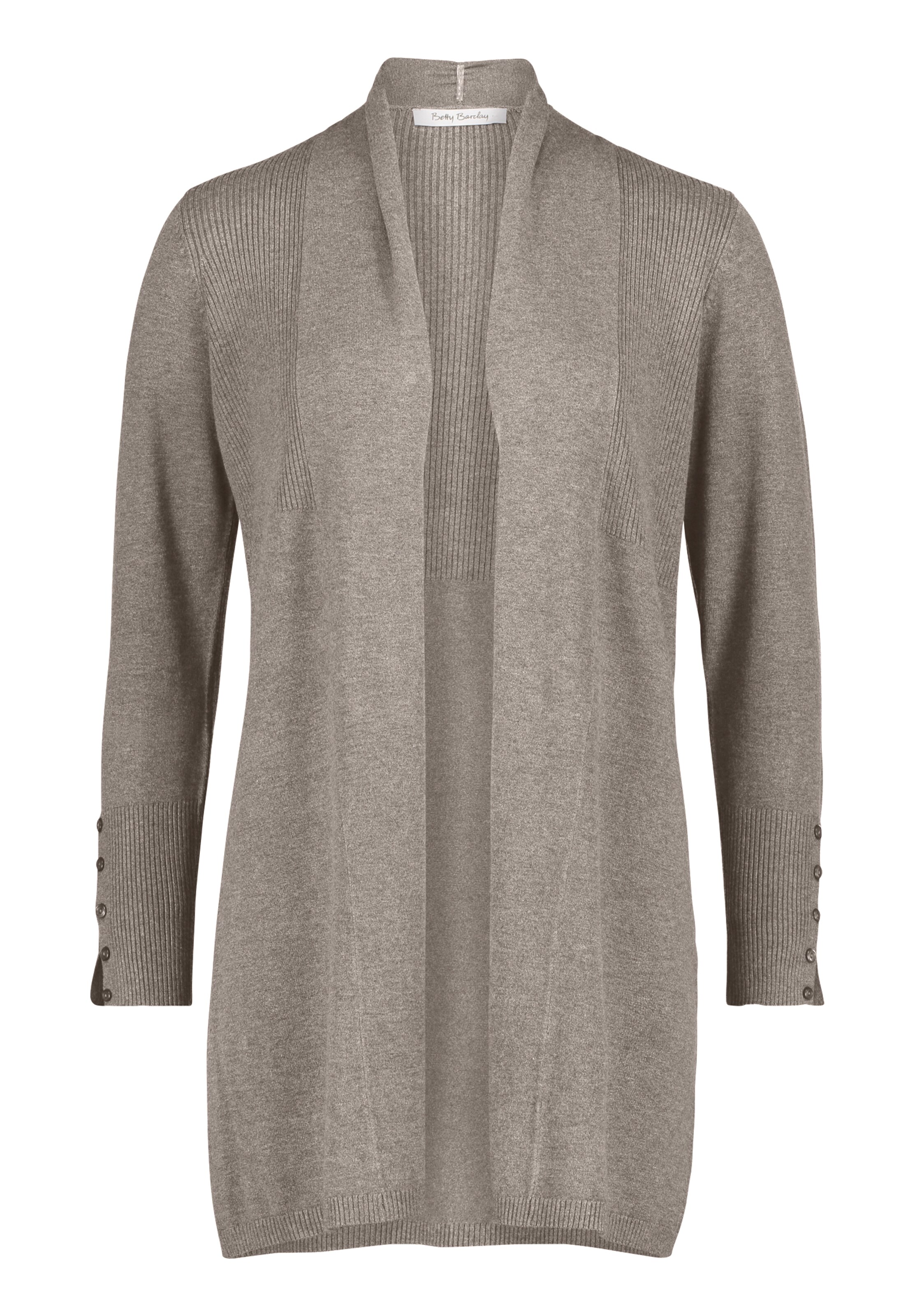 Betty Barclay - Gebreid vest in de kleur Mokka