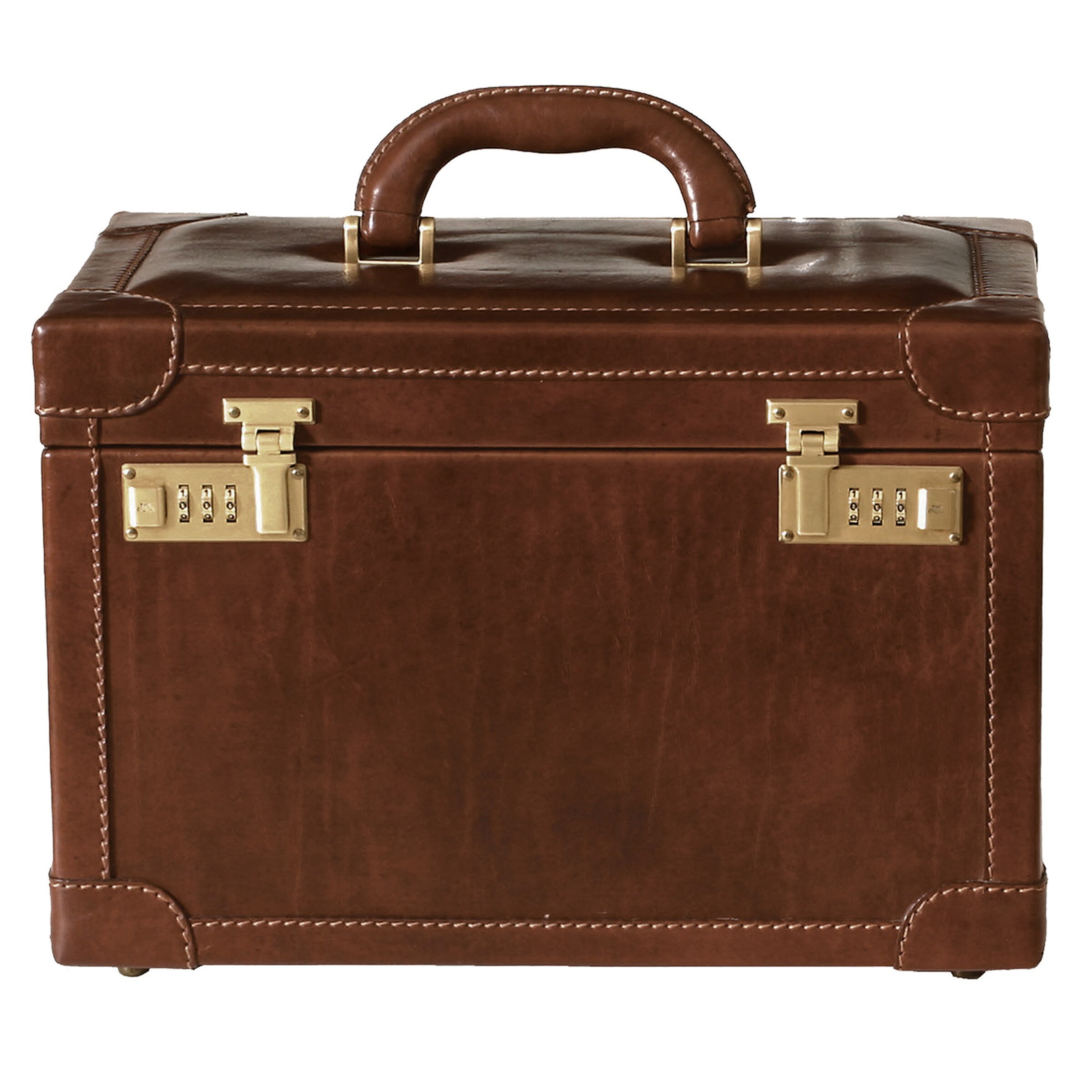 The Bridge - Toilettas 'Story Viaggio' in de kleur Bruin