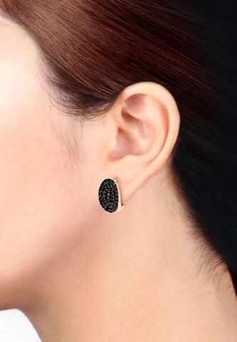 ELLI Creolen in Schwarz