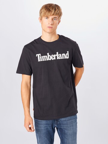 TIMBERLAND Regular fit Μπλουζάκι σε μαύρο: μπροστά