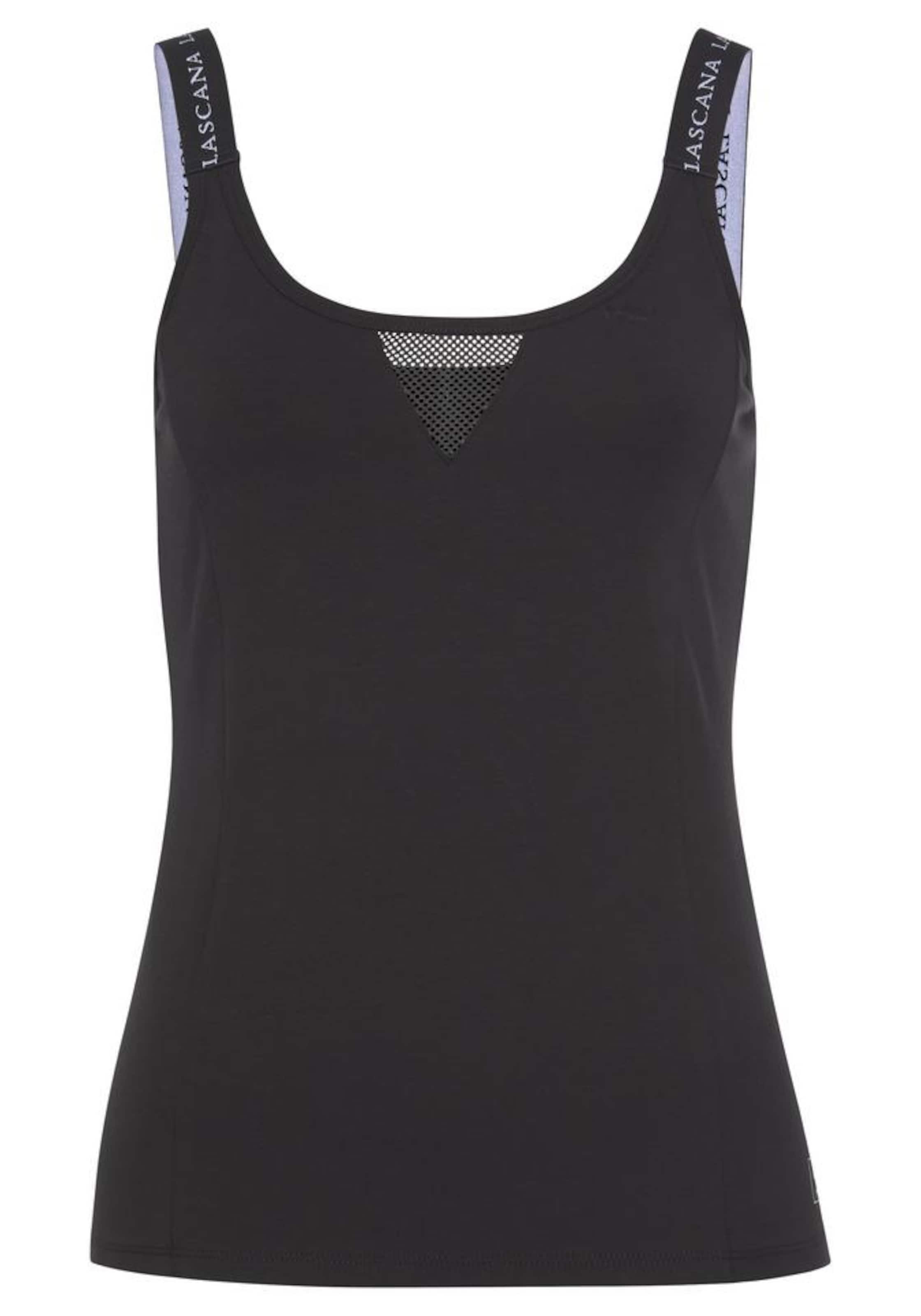 LASCANA ACTIVE - Top deportivo en negro: frente